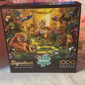 SIGNATURE COLLECTION TIGER FAMILY IN THE JUNGLE PUZZLE